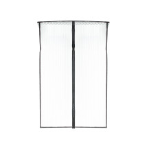 Moskitiera magnetyczna na drzwi 160x230 cm czarna