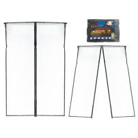 Moskitiera magnetyczna na drzwi 100x210 cm czarna