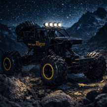 Rock crawler RC 1:12 4WD metal czarny - samochód zdalnie sterowany