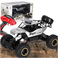 Rock crawler RC 1:12 4WD metal srebrny - samochód zdalnie sterowany