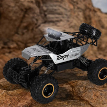 Rock crawler RC 1:12 4WD metal srebrny - samochód zdalnie sterowany