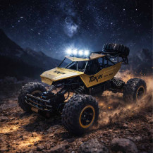 Rock crawler RC 1:12 4WD metal złoty – samochód zdalnie sterowany