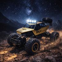 Rock crawler RC 1:12 4WD metal złoty – samochód zdalnie sterowany