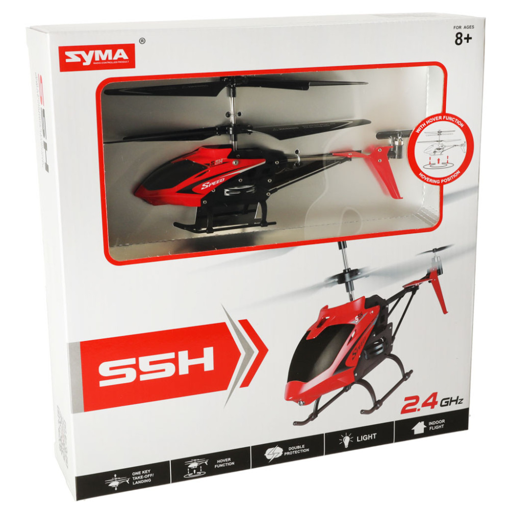 Helikopter RC SYMA S5H 2.4ghz RTF czerwony z żyroskopem