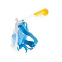 Maska do snorkelingu pełna składana S/M niebieska KX6131