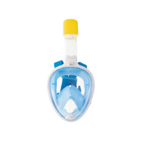 Maska do snorkelingu pełna składana S/M niebieska KX6131