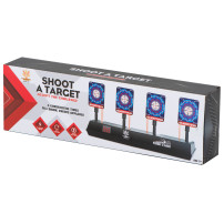 Elektroniczna tarcza do strzelania 4 cele z licznikiem KX6150