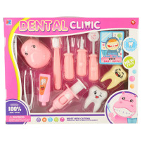 Dentysta zestaw lekarski hipopotam różowy – zabawka stomatologa