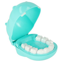 Dentysta zestaw lekarski hipopotam niebieski dla dzieci