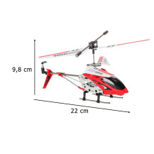 Helikopter RC SYMA S107G czerwony zdalnie sterowany