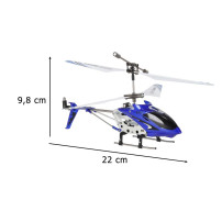 Helikopter RC SYMA S107G niebieski z żyroskopem i USB