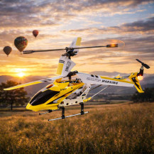 Helikopter RC SYMA S107G żółty - zdalnie sterowany