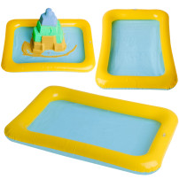 Pompowana piaskownica 2w1 do piasku i wody 56x40 cm