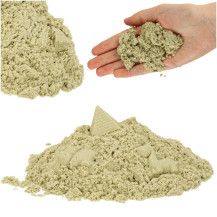 Piasek sensoryczny dla dzieci 1 kg naturalny beżowy