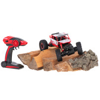 Rock crawler RC 1:18 4WD 2,4ghz czerwony – auto terenowe