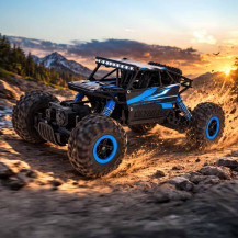 Rock crawler RC 1:18 4WD 2,4ghz niebieski - auto terenowe