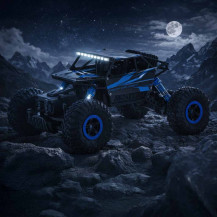 Rock crawler RC 1:18 4WD 2,4ghz niebieski - auto terenowe
