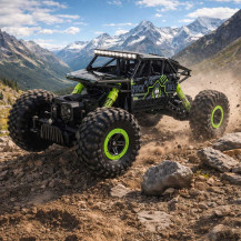 Rock crawler RC 1:18 4WD 2,4ghz zielony – auto terenowe
