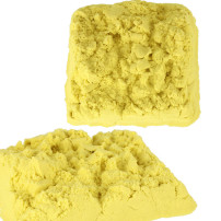 Piasek sensoryczny dla dzieci 1kg żółty - magiczny piasek