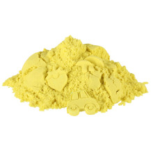 Piasek sensoryczny dla dzieci 1kg żółty - magiczny piasek