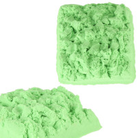 Piasek sensoryczny zielony 1kg dla dzieci 3+ w woreczku