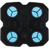 Tarcza bokserska ścienna LED bluetooth USB z rękawicami KX3006