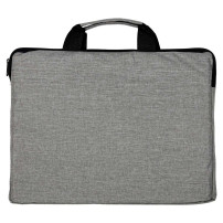 Torba na laptopa 15,6" teczka biznesowa oxford szara unisex