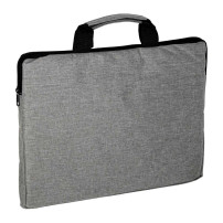 Torba na laptopa 15,6" teczka biznesowa oxford szara unisex