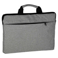 Torba na laptopa 15,6" teczka biznesowa oxford szara unisex