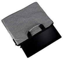 Torba na laptopa 15,6" teczka biznesowa oxford szara unisex