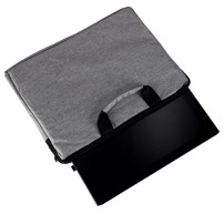 Torba na laptopa 15,6" teczka biznesowa oxford szara unisex