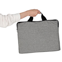 Torba na laptopa 15,6" teczka biznesowa oxford szara unisex