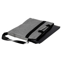 Torba na laptopa 15,6 cali oxford 300D z paskiem na ramię, szara