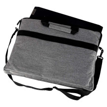 Torba na laptopa 15,6 cali oxford 300D z paskiem na ramię, szara