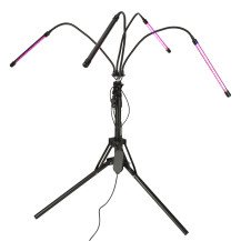 Lampa LED do roślin na statywie 4x80 diod, timer i pilot RF