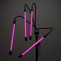 Lampa LED do roślin na statywie 4x80 diod, timer i pilot RF