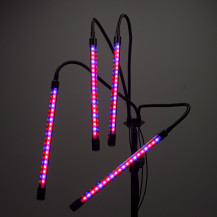 Lampa LED do roślin na statywie 4x80 diod, timer i pilot RF