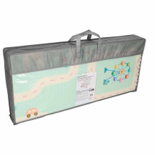 Mata edukacyjna piankowa dwustronna pandy i ulica 180x200 cm