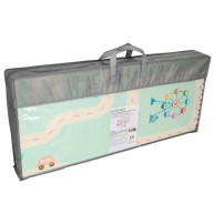 Mata edukacyjna piankowa dwustronna pandy i ulica 180x200 cm