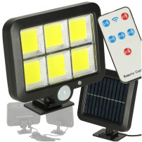 Lampa solarna 120 LED z czujnikiem ruchu i zmierzchu IP65