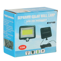 Lampa solarna 120 LED z czujnikiem ruchu i zmierzchu IP65