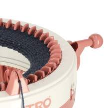 Krosno dziewiarskie 48-igłowe okrągłe z włóczką dla dzieci 8+