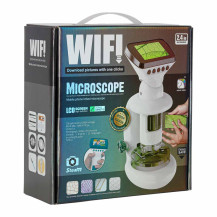 Mikroskop cyfrowy wifi LCD 200x-1000x z akcesoriami STEM