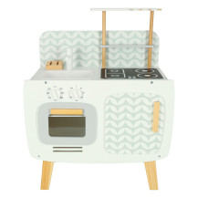 Drewniana kuchnia dla dzieci lulilo retro MDF 73 cm z akcesoriami