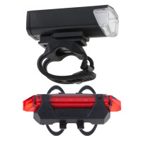 Lampki rowerowe LED RALLEX zestaw przód i tył USB
