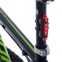 Lampki rowerowe LED RALLEX zestaw przód i tył USB