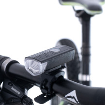 Lampki rowerowe LED RALLEX zestaw przód i tył USB