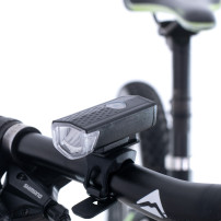Lampki rowerowe LED RALLEX zestaw przód i tył USB