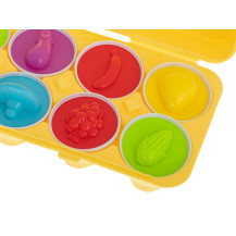 Układanka sorter jajka dopasuj kształty i kolory, 12 szt.