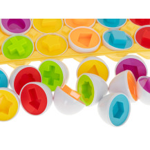 Sorter jajka układanka edukacyjna 12 sztuk - dopasuj kształty